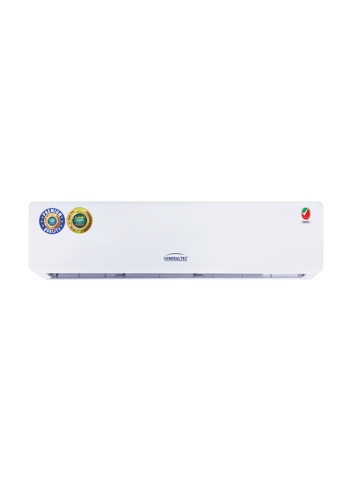 Generaltec 1 Ton Split Air Conditioner with Rotary Compressor T3 – 7 Years Compressor Warranty, 4-Way Swing, Golden Fin, Remote Control