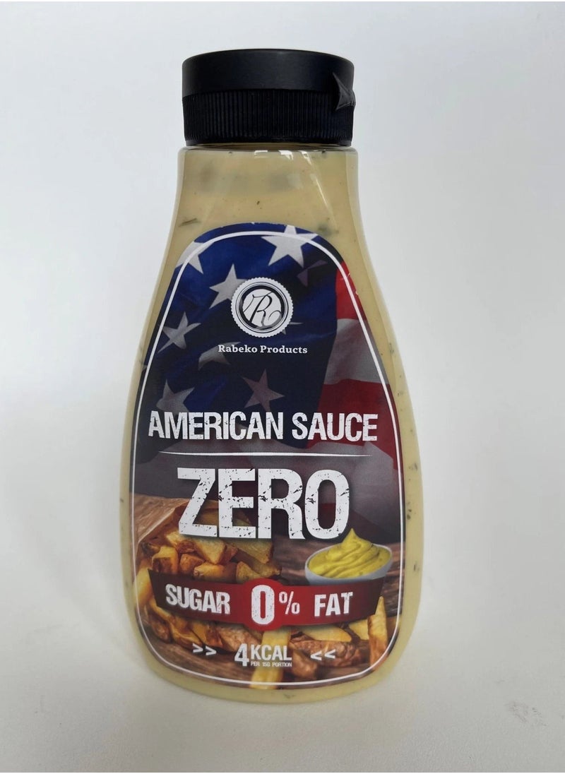 Rabeko - Delicious Rabeko Zero sauces: low-calorie, zero-sugar, zero-fat - American Sauce - 425ml - Image 1