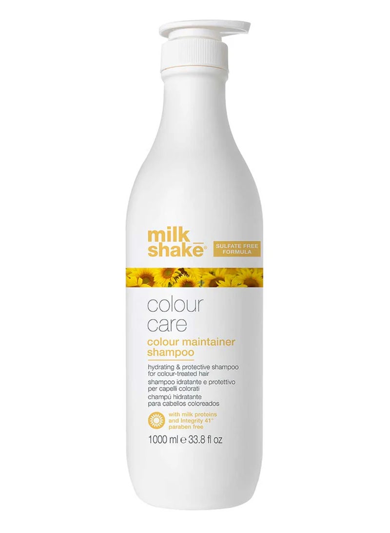 Milk Shake شامبو للحفاظ على اللون – شامبو مرطب يومي للشعر المعالج بالألوان – خالي من البارابين مع بروتينات الحليب وIntegrity 41 للنعومة والإصلاح ولون نابض يدوم طويلاً، 1 لتر