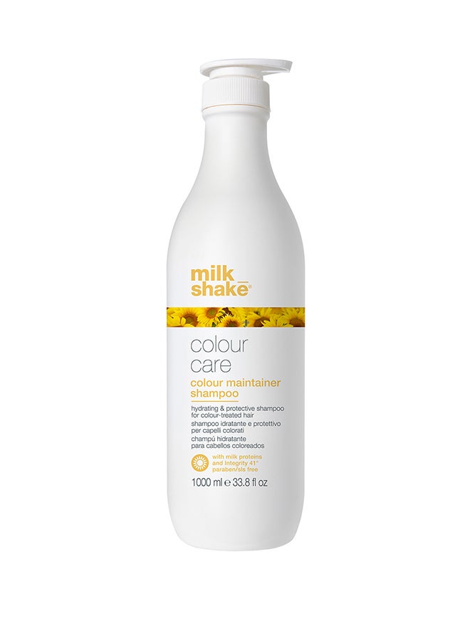 Milk Shake Color Maintainer Shampoo – Daily Hydrating Shampoo for Color-Treated Hair – Paraben Free with Milk Proteins & Integrity 41 for Softness, Repair & Long-Lasting Vibrant Color, 1 Ltr - Image 1