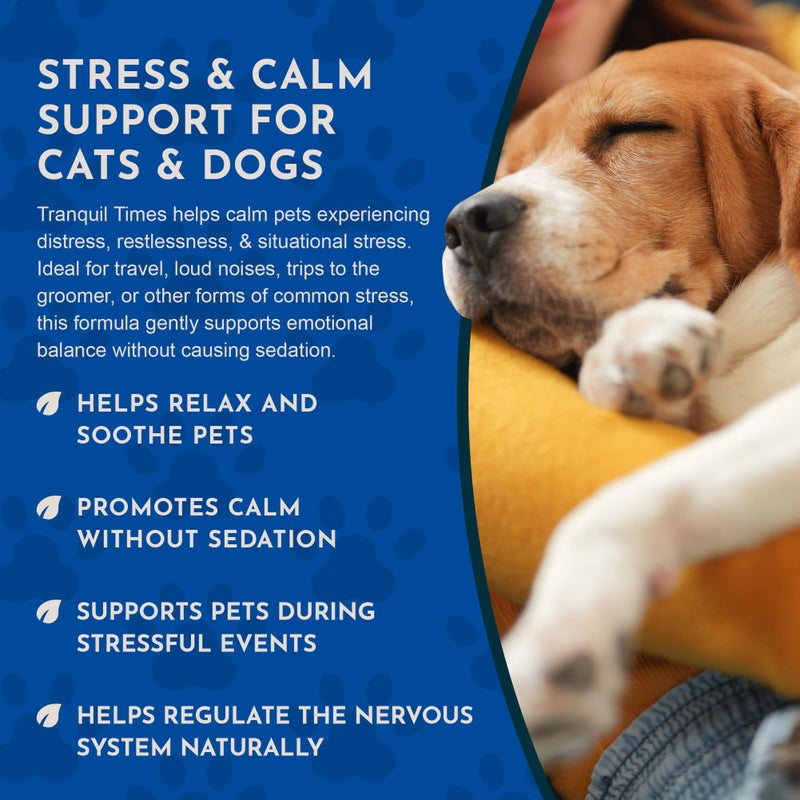 Animal Essentials Tranquility Blend - Valerian Root for Dogs & Cats, Organic Calming Drops for Dogs & Cats, Natural Pet Care Supplement to Relax & Sleep, Herbal Calm Support - 2 fl oz - Image 5