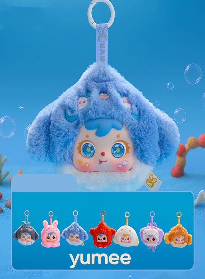 yumee Ocean Mobilization Plush Pendant Blind Box Random Cute Collectible Toys Keychain Figure for Home Decor Birthday Gifts - Image 1