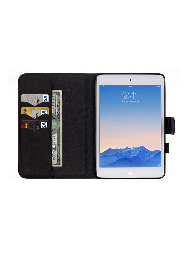 NIBEMINENT Half Flower Pattern Horizontal Flip Leather Case Cover With Holder For iPad mini 4 Multicolour - Image 3