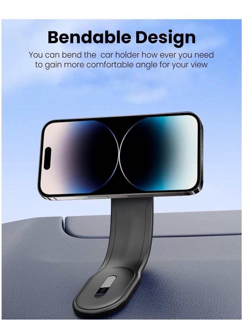 JAJEEK Magnetic Car Phone Holder – Strong Base, Foldable Design for Secure Grip, Universal Car Mount, Easy Installation for All Smartphones - Image 3