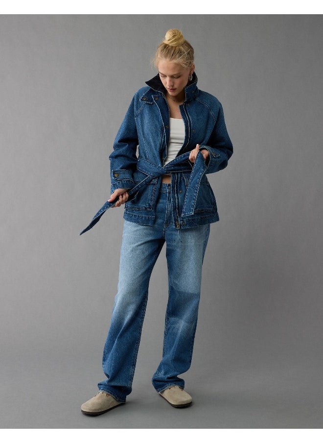 American Eagle AE Denim Utility Jacket  - Image 5