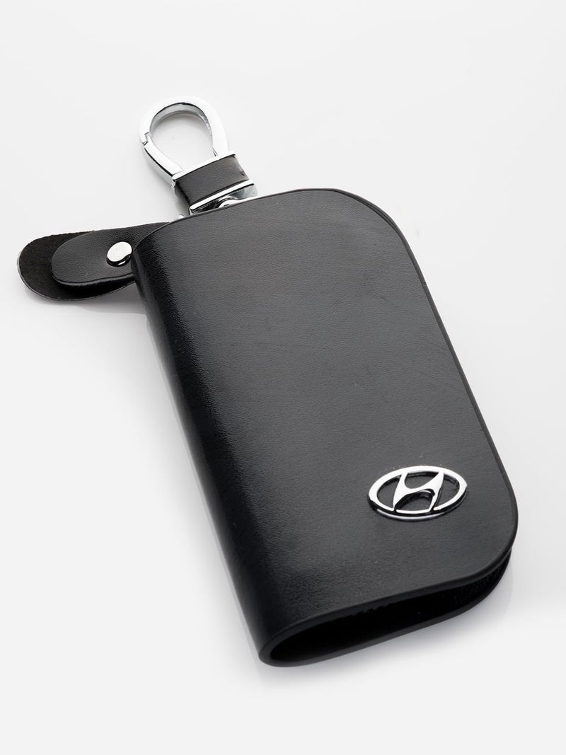 Contacts Car Key Cover Compatible with Hyundai Smart Key With Key Chain For Alcazar, Venue, Elantra, Venue, Tucson, Creta, i20, N Line Models… - Image 1