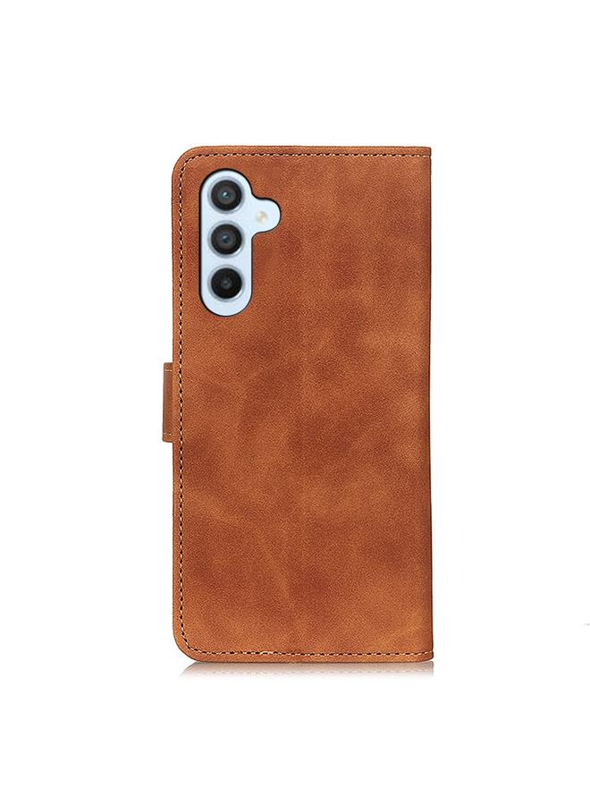 اس-توب جراب هاتف Samsung Galaxy A26 5G من KHAZNEH بتصميم كلاسيكي، جراب هاتف جلدي قابل للطي أفقيًا - Image 4