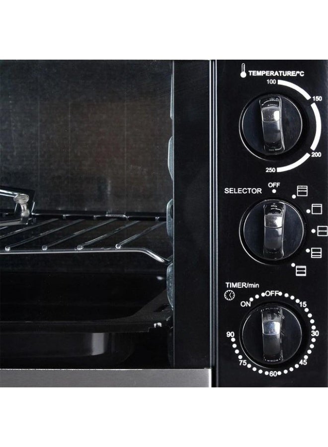 Fresh Electric Oven With Grill Casa 45L 2000W - Black - Image 3