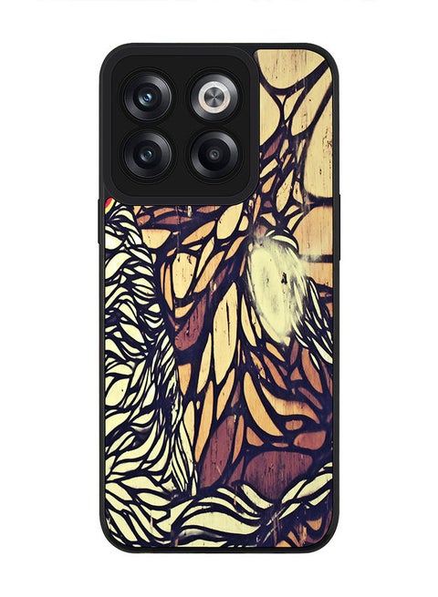 Rugged Black edge case for OnePlus 10T Slim fit Soft Case Flexible Rubber Edges Anti Drop TPU Gel Thin Cover - Wise Graffitti