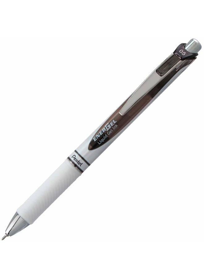 Pentel Energel Pearl Deluxe Rtx Liquid Gel Pen, 0.5Mm, Fine Line, Needle Tip, Black Ink, Box Of 12 (Bln75Pw-A) - Image 3