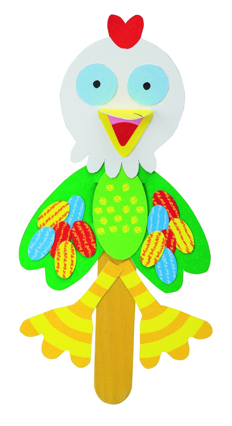 ALEX Toys Little Hands Pop Stick Art Craft Kit, Create Cute Animal and Flower Puppets, Allows Children to be Creative and Use their Imagination, For Ages 3 and up - Image 5