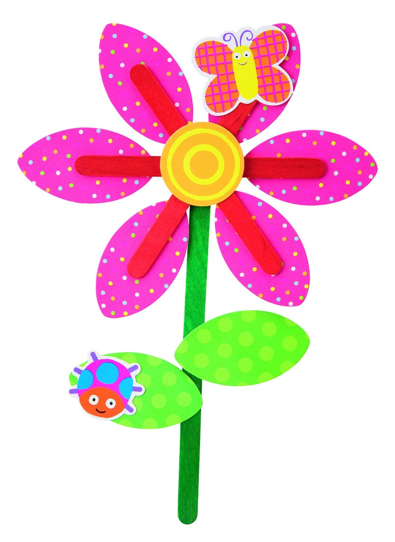 ALEX Toys Little Hands Pop Stick Art Craft Kit, Create Cute Animal and Flower Puppets, Allows Children to be Creative and Use their Imagination, For Ages 3 and up - Image 3