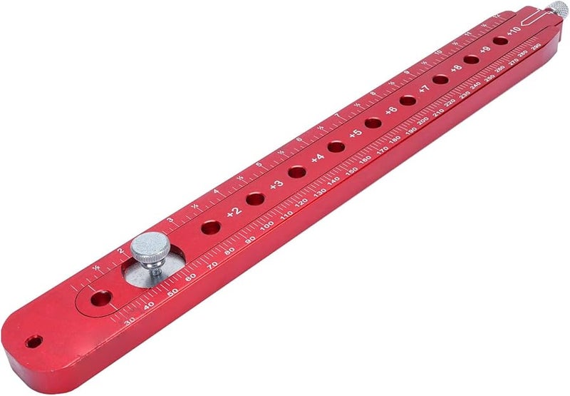 300 ملم من سبائك الألومنيوم بوصلة النجارة مع مقاييس مترية وإمبراطورية لرسم الأقواس والمسودات - Image 5