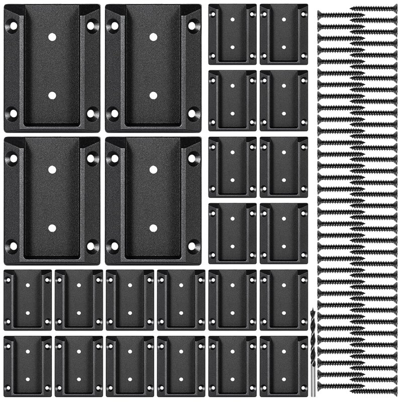 مجموعة إيبسي المكونة من 40 قطعة من دعامات درابزين سطح السفينة المصنوعة من الألومنيوم ADC-12، موصلات درابزين سطح السفينة لأعمدة درابزين سطح السفينة الخشبية مقاس 2 بوصة × 4 بوصة (في الواقع 1.5 بوصة × 3.5 بوصة) لتوصيلها بالدرابزين (أسود) - Image 1