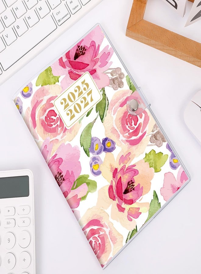 Zuozee Monthly Planner 2025-2027, Monthly Calendar 2026 Planner (July 2025 Until December 2027), 5.9'' x 8.4'', A5 Planner with PVC Cover, Perfect for Office, School Organizing Planning - Pink - Image 5