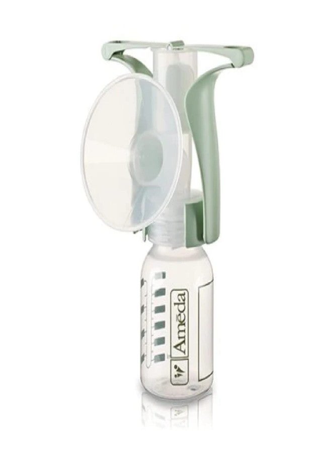 Ameda Portable Manual Breast Pump, Breast Feeding Essentials, Portable, BPA and DEHP Free - Image 1