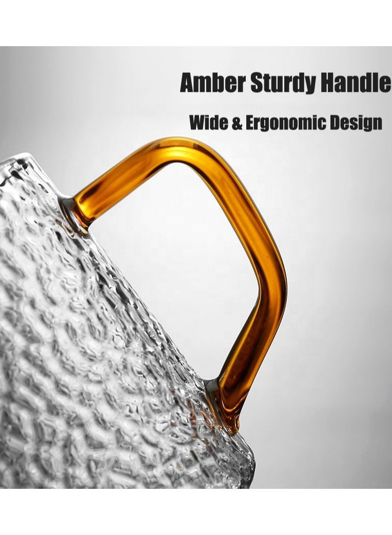 هومستر إبريق شاي زجاجي مقاومٌ للحرارة مع مصفاةٍ وغطاء - Image 4