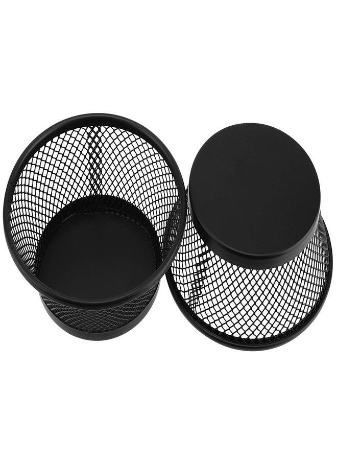 PINGEUI 20 Pack Metal Paper Clip Holder, Black Mesh Desk Organizer, Office Supplies - Image 4