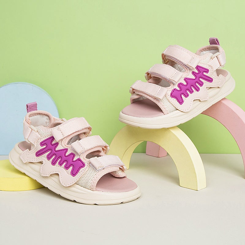 Children'S Sandals 2024 All-Match Princess Shoes Children'S Non-Slip Soft Sole Western Style Beach Shoes - Image 5