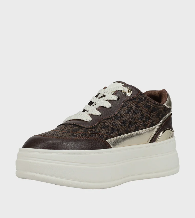 Michael Kors HAYES Monogram Platform Sneakers