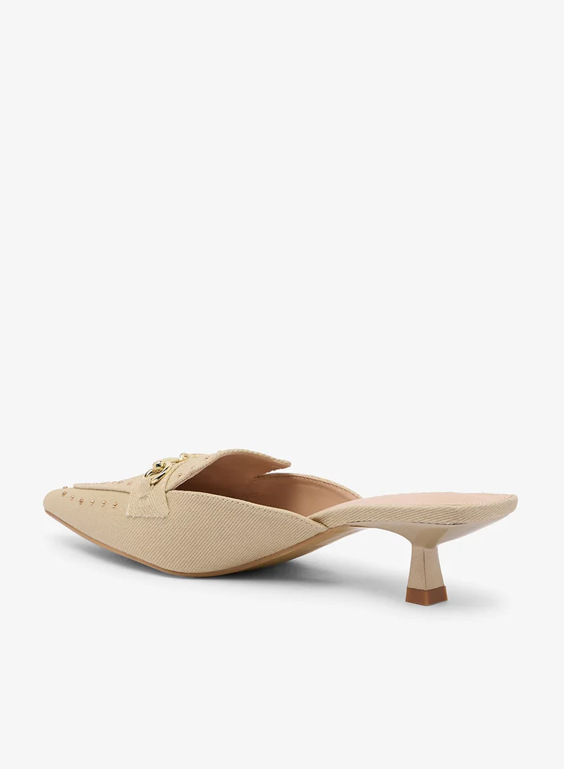 Khizana Light Yellow Classic Pumps for Women | Best Price UAE