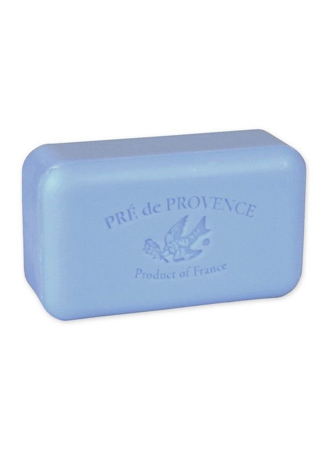 Pre De Provence Artisanal Soap Bar Natural French Skincare Enriched With Organic Shea Butter Quad Milled For Rich Smooth & Moisturizing Lather Starflower 5.3 Ounce  - Image 1