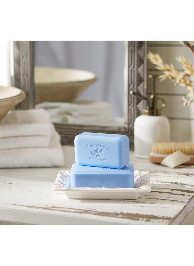 Pre De Provence Artisanal Soap Bar Natural French Skincare Enriched With Organic Shea Butter Quad Milled For Rich Smooth & Moisturizing Lather Starflower 5.3 Ounce  - Image 4
