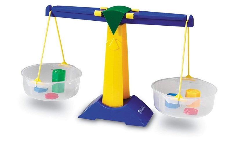 Learning Resources Pan Balance Jr - Ages 5+ Science Class Experiments, Measurement Tool, Balance for Kids - Image 1