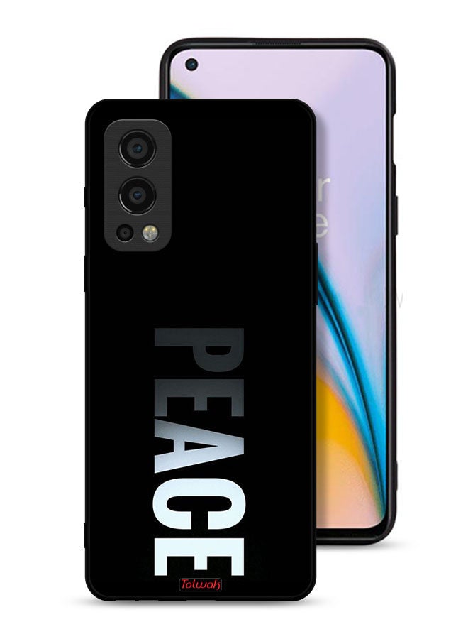 Tolwak غطاء حماية لهاتف OnePlus Nord 2 5G باللون Peace - Image 1