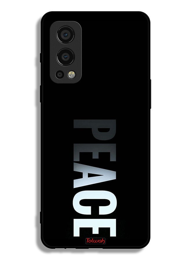 Tolwak غطاء حماية لهاتف OnePlus Nord 2 5G باللون Peace - Image 2