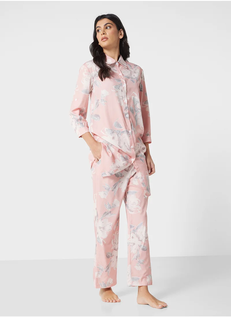 ELLA Floral Print Pyjama Set