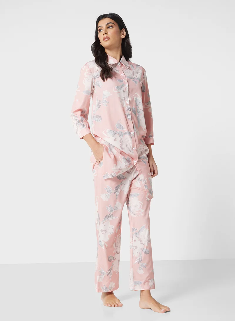 ELLA Floral Print Pyjama Set