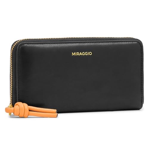 Miraggio Theo Zip Around Wallet for Woman | 3 Compartment Women Wallet | Gift Items for Women - Image 1