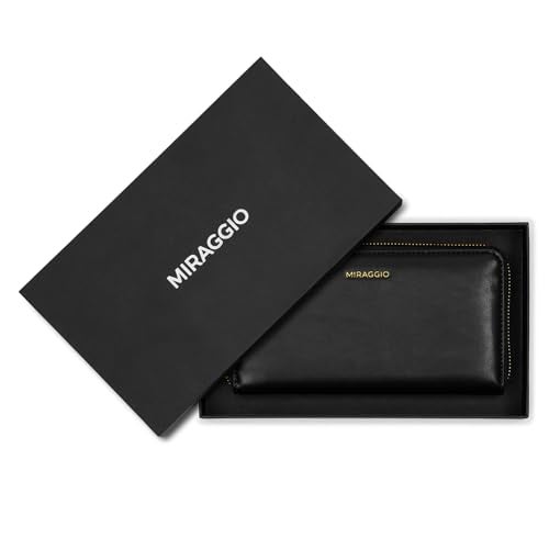 Miraggio Theo Zip Around Wallet for Woman | 3 Compartment Women Wallet | Gift Items for Women - Image 5