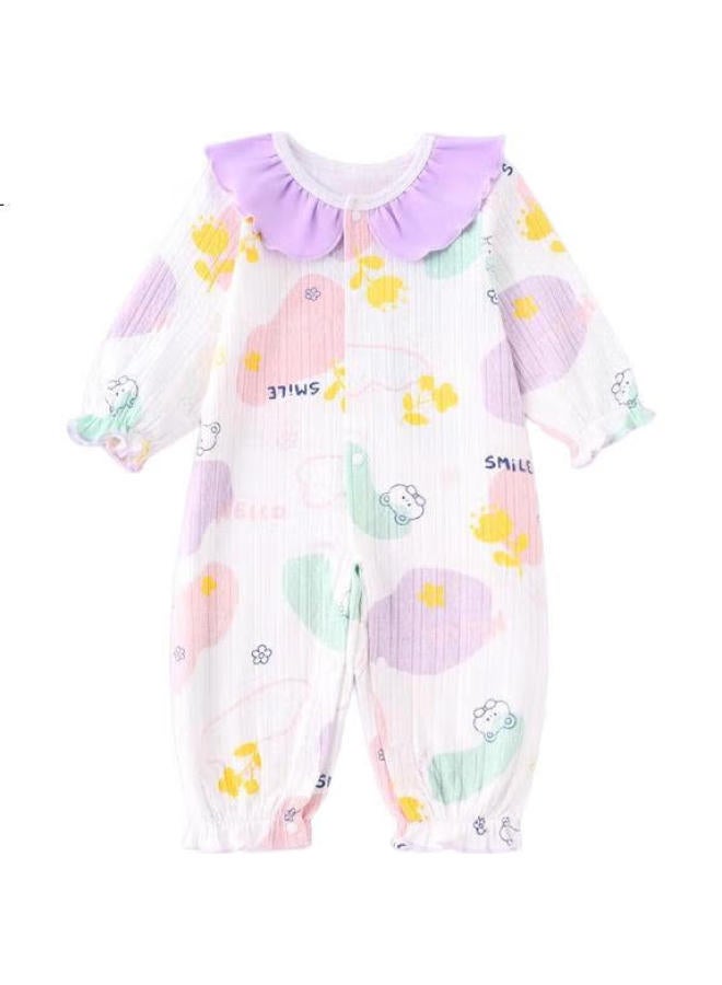 DEESHA Baby Romper Newborn Spring Summer Long Sleeve Crawling Suit Infant Boys Girls Four Seasons Cotton Underwear - Image 3