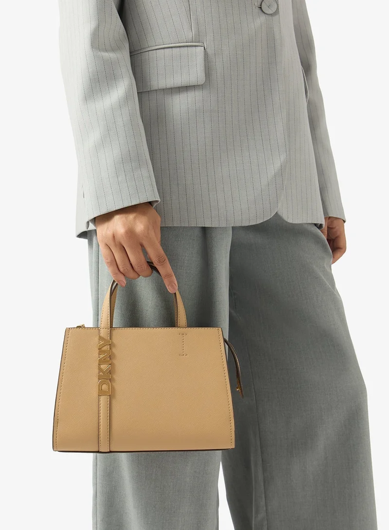 DKNY CAPPUCCINO Avril Small Satchel for Women | Best Price UAE