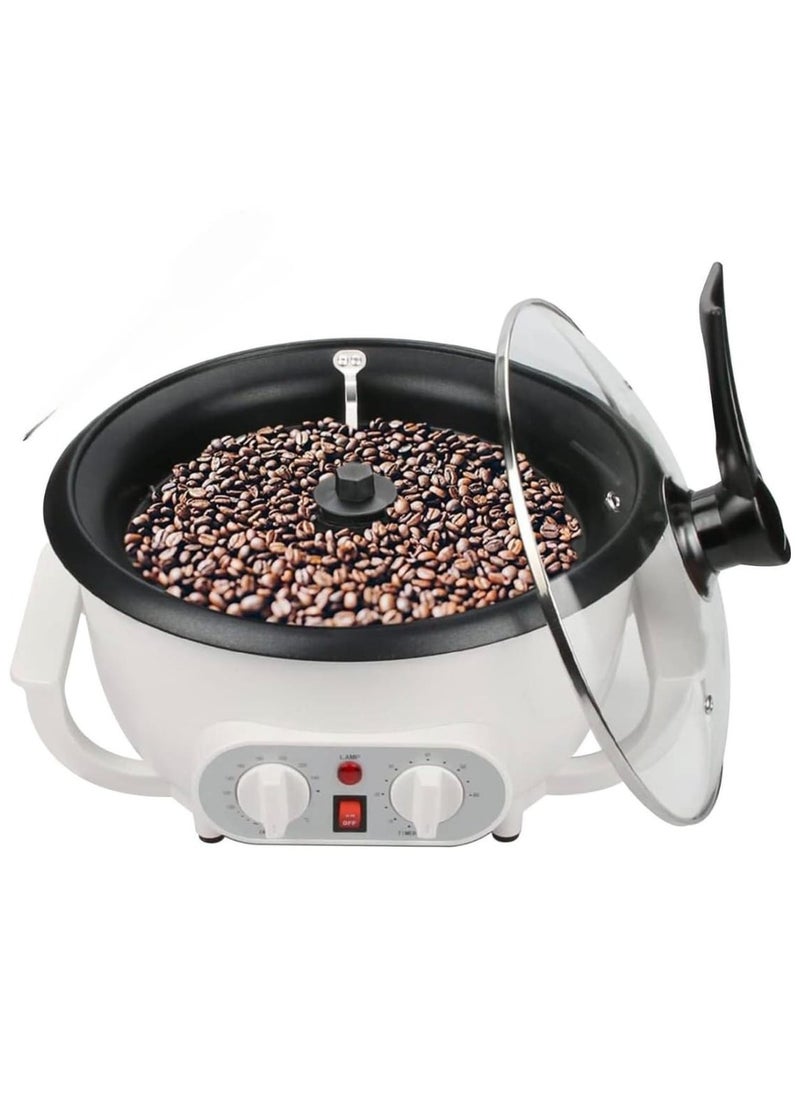 Generic Coffee Roaster Machine Electric 800W Stainless Steel Coffee Roaster with Thermostat Timer Home Coffee Bean Roasting with Adjustable Heat Settings, Large Capacity  - Image 1