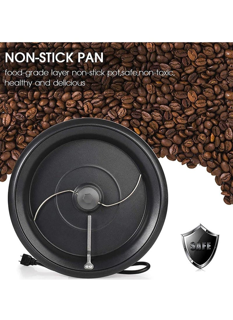 Generic Coffee Roaster Machine Electric 800W Stainless Steel Coffee Roaster with Thermostat Timer Home Coffee Bean Roasting with Adjustable Heat Settings, Large Capacity  - Image 3