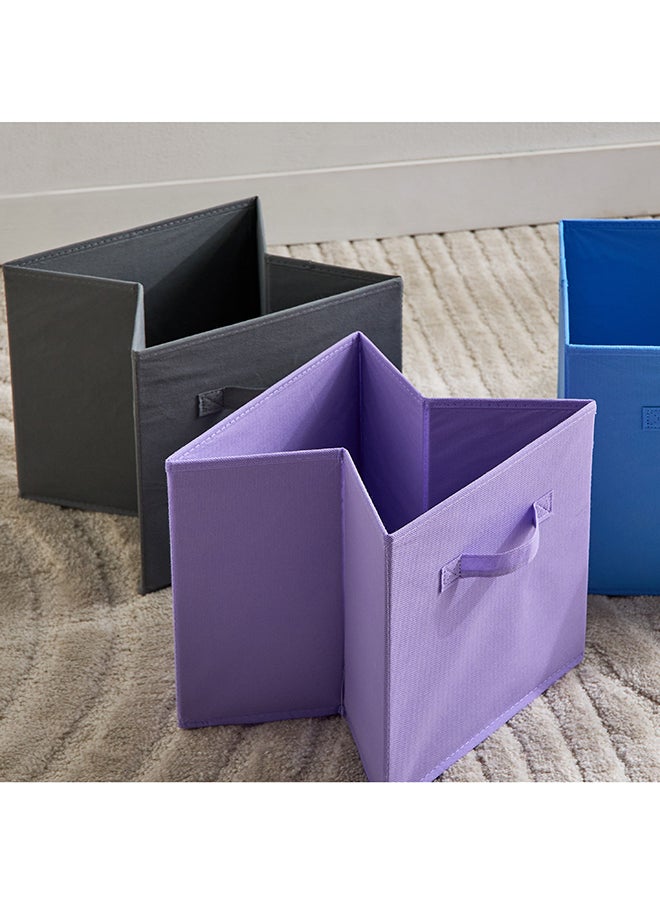 Home Box Adventurer Candice 3-Piece Fabric Storage Box Set - 27.3x27.3x27.9 cm  - Image 4