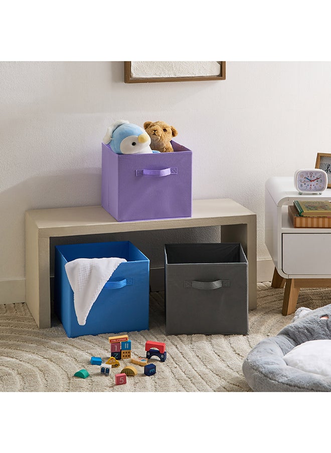 Home Box Adventurer Candice 3-Piece Fabric Storage Box Set - 27.3x27.3x27.9 cm  - Image 5