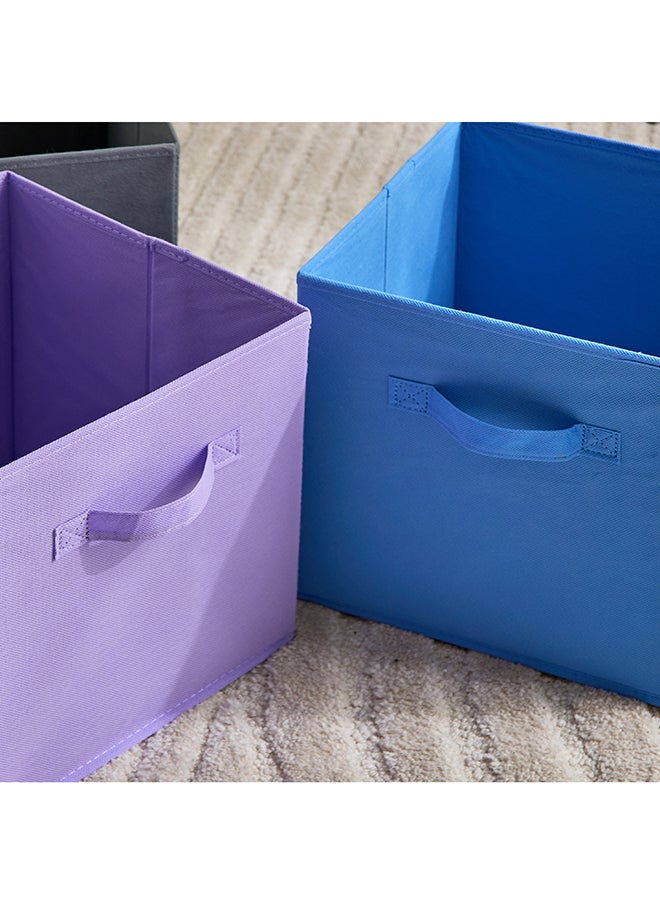 Home Box Adventurer Candice 3-Piece Fabric Storage Box Set - 27.3x27.3x27.9 cm  - Image 3