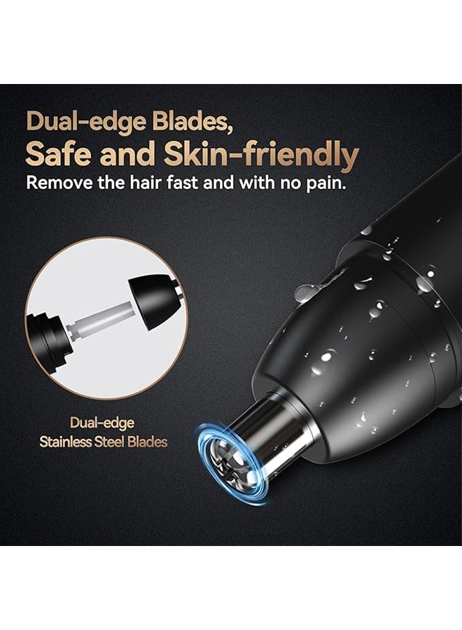 Rechargeable Electric USB Nasal Hair Trimmer for Men and Women Ear Eyebrow Hair Grooming Portable 360 Degree Rotating Razor - Image 4