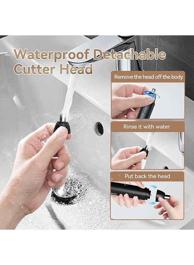 Rechargeable Electric USB Nasal Hair Trimmer for Men and Women Ear Eyebrow Hair Grooming Portable 360 Degree Rotating Razor - Image 5