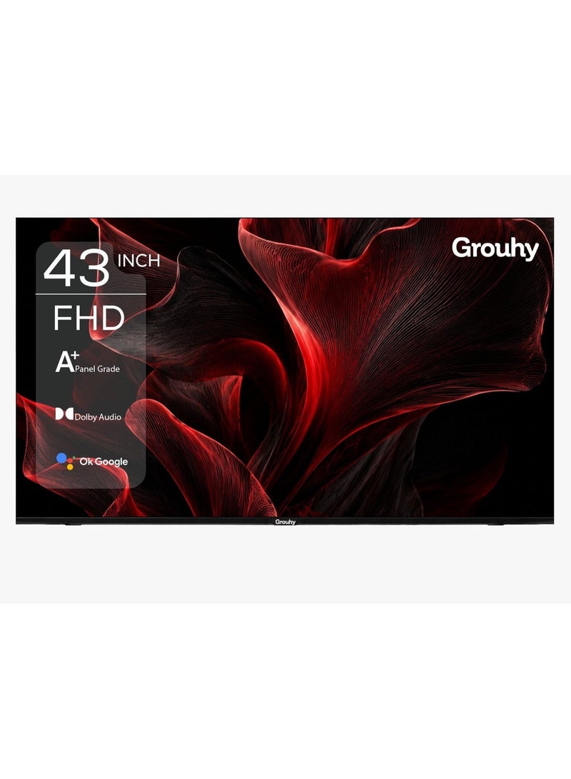Grouhy 43 Inch Full HD LED Smart Frameless TV With Magic Remote - GLD43SA - Image 1