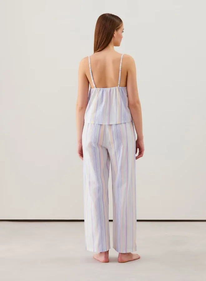 UNDIZ Cotton striped trousers