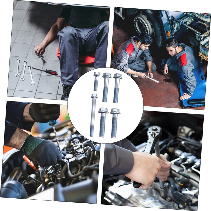 ABOOFAN 12pcs Engine Bell Bolt Kit for Series High Strength Transmission Stand Bolts for Secure Engine Mounting and Installation - Image 4