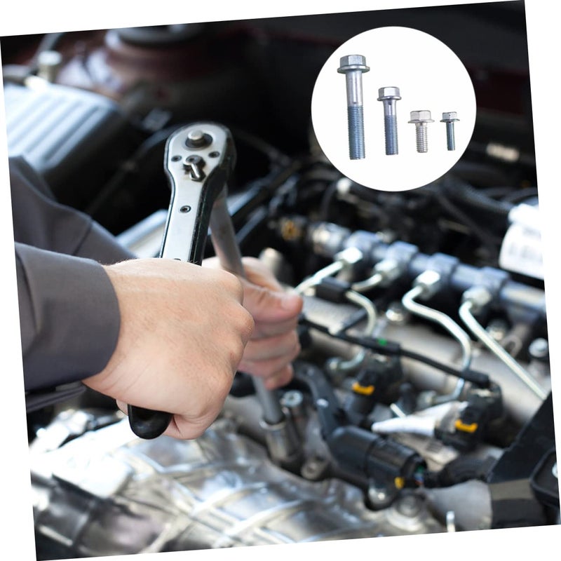 ABOOFAN 12pcs Engine Bell Bolt Kit for Series High Strength Transmission Stand Bolts for Secure Engine Mounting and Installation - Image 2