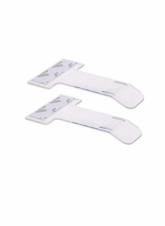 Excefore 5 Pcs Car Vehicle Parking Ticket Permit Holder Clip Sticker Windscreen Window Kit Windshield Tickets Transparent Auto Accessories - Image 1