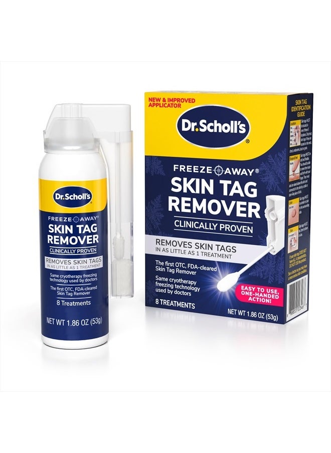 Dr. Scholl's - Freeze Away Skin TAG Remover, 8 Ct // Removes Skin Tags in As Little As 1 Treatment, FDA-Cleared, Clinically Proven, 8 Treatments - Image 1