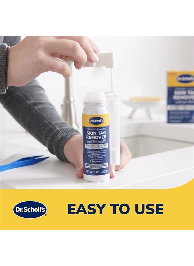 Dr. Scholl's - Freeze Away Skin TAG Remover, 8 Ct // Removes Skin Tags in As Little As 1 Treatment, FDA-Cleared, Clinically Proven, 8 Treatments - Image 1